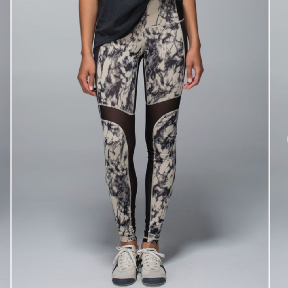 Lululemon Breathe Easy Pant Granite Tan Black